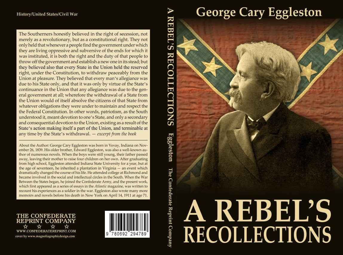 Rebel's Recollection by George Eggleston PB